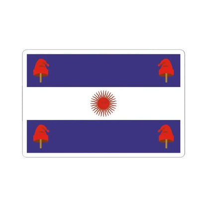 Flag of Argentina 1840 (Argentina) STICKER Vinyl Kiss-Cut Decal 6 Inch White - The Sticker Space