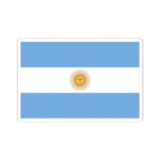 Flag of Argentina 1861-2010 (Argentina) STICKER Vinyl Kiss-Cut Decal 2 Inch White - The Sticker Space