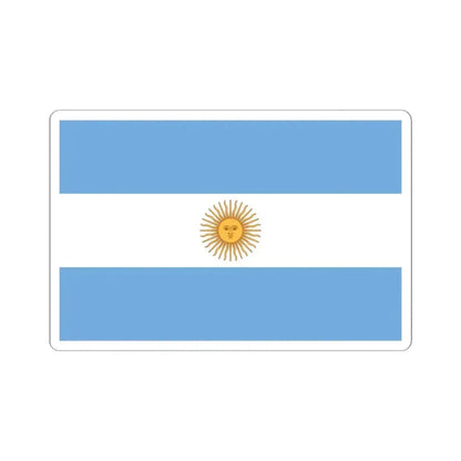 Flag of Argentina 1861-2010 (Argentina) STICKER Vinyl Kiss-Cut Decal 3 Inch White - The Sticker Space