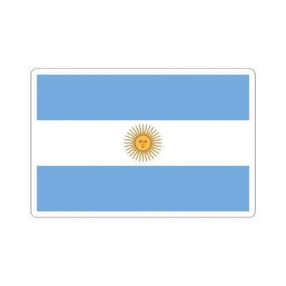 Flag of Argentina 1861-2010 (Argentina) STICKER Vinyl Kiss-Cut Decal 6 Inch White - The Sticker Space