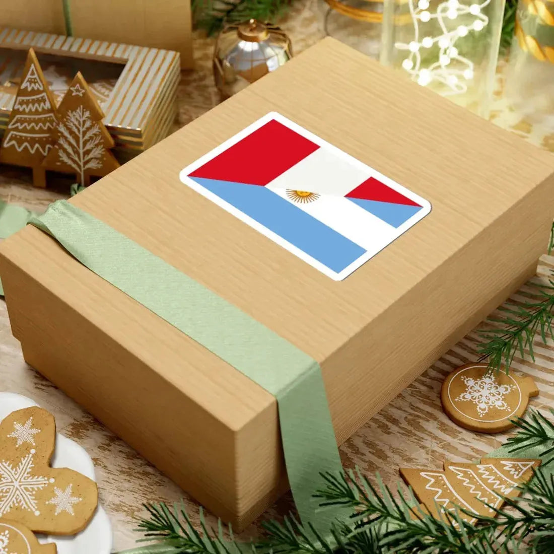 Flag of Argentina and Peru (Peru) STICKER Vinyl Kiss-Cut Decal - The Sticker Space