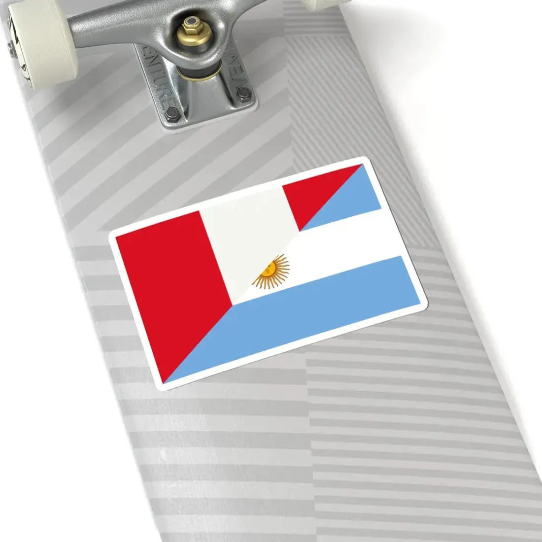 Flag of Argentina and Peru (Peru) STICKER Vinyl Kiss-Cut Decal - The Sticker Space
