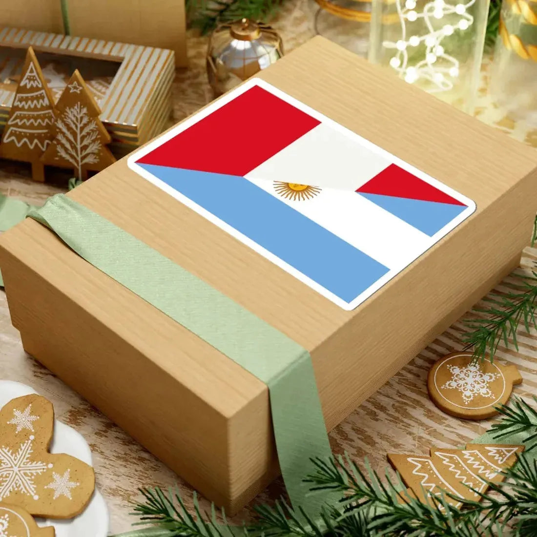 Flag of Argentina and Peru (Peru) STICKER Vinyl Kiss-Cut Decal - The Sticker Space