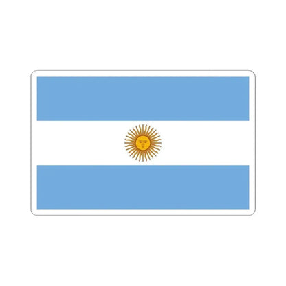 Flag of Argentina (Argentina) STICKER Vinyl Kiss-Cut Decal 3 Inch White - The Sticker Space
