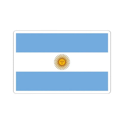 Flag of Argentina (Argentina) STICKER Vinyl Kiss-Cut Decal 4 Inch White - The Sticker Space
