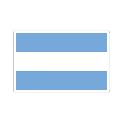 Flag of Argentina civil (Argentina) (Coat of Arms) STICKER Vinyl Kiss-Cut Decal 4 Inch White - The Sticker Space