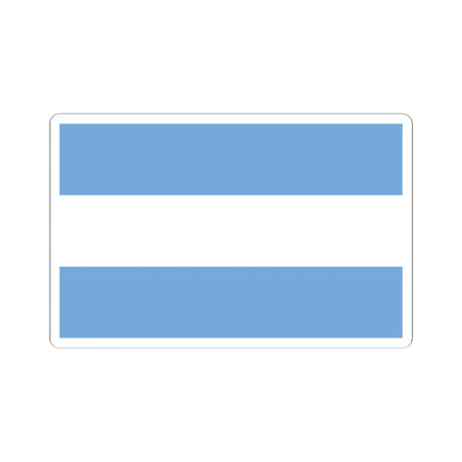 Flag of Argentina civil (Argentina) (Coat of Arms) STICKER Vinyl Kiss-Cut Decal 6 Inch White - The Sticker Space