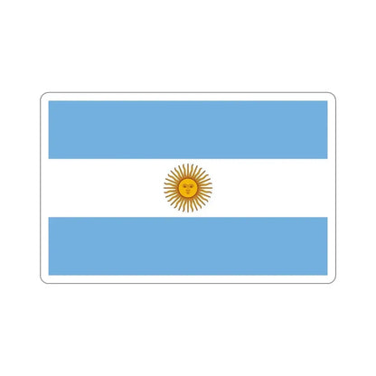Flag of Argentina STICKER Vinyl Die-Cut Decal 4 Inch - The Sticker Space