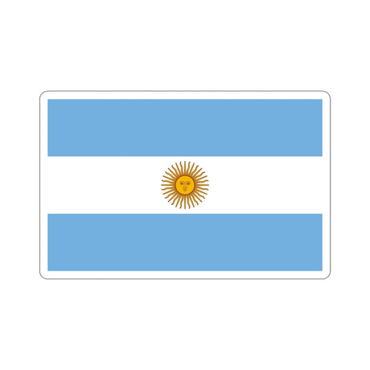 Flag of Argentina STICKER Vinyl Die-Cut Decal-6 Inch-The Sticker Space