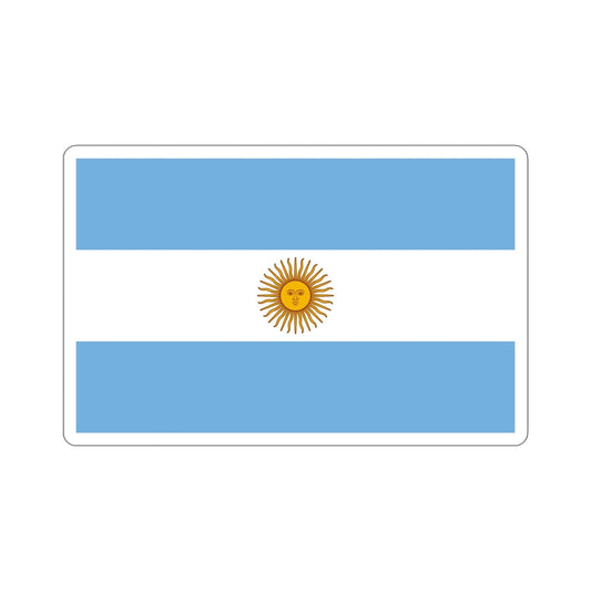 Flag of Argentina STICKER Vinyl Die-Cut Decal-6 Inch-The Sticker Space