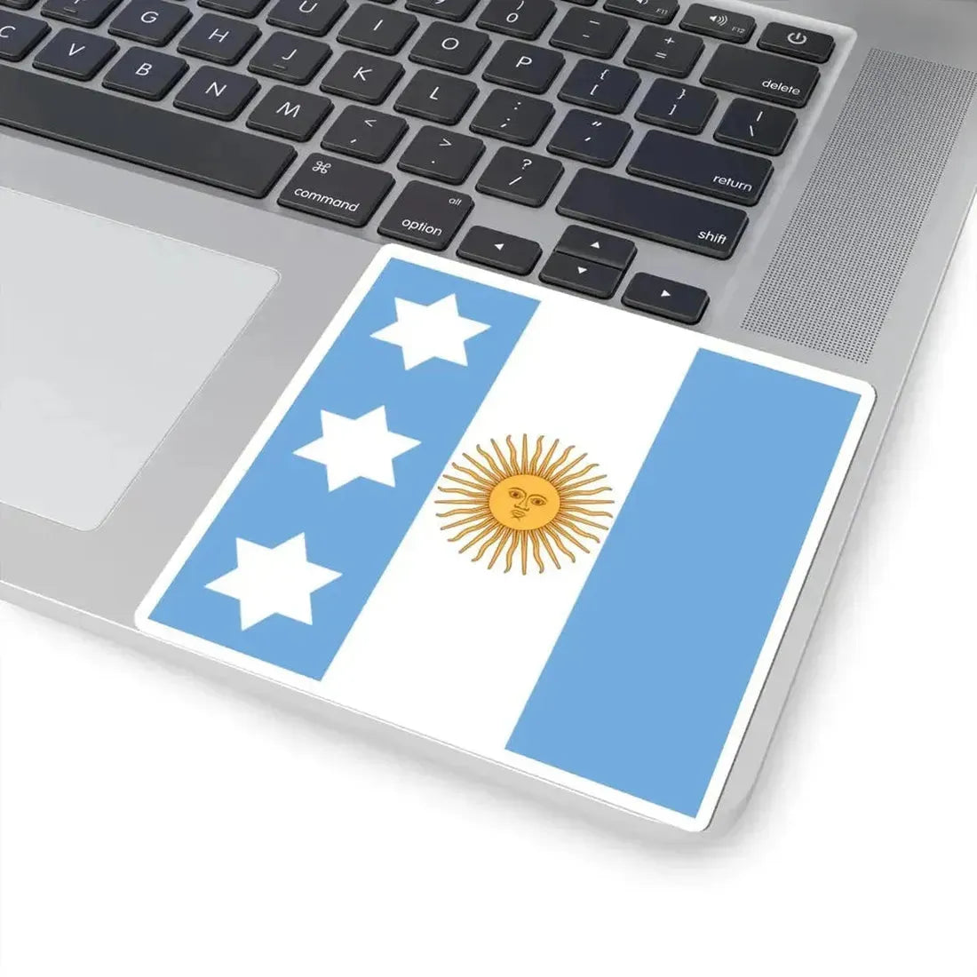 Flag of Argentine Admiral 1894-1904 (Argentina) STICKER Vinyl Kiss-Cut Decal - The Sticker Space