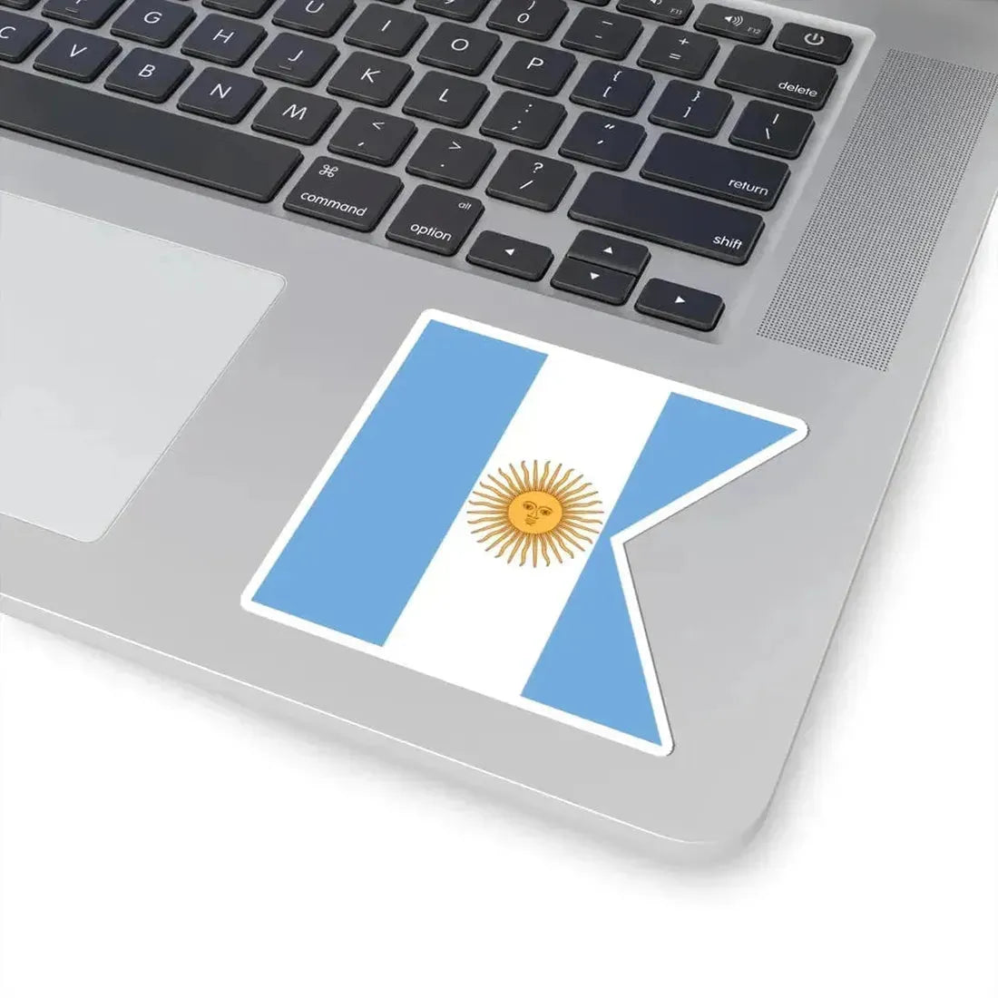 Flag of Argentine Captain in Command 1894-1904 (Argentina) STICKER Vinyl Kiss-Cut Decal - The Sticker Space