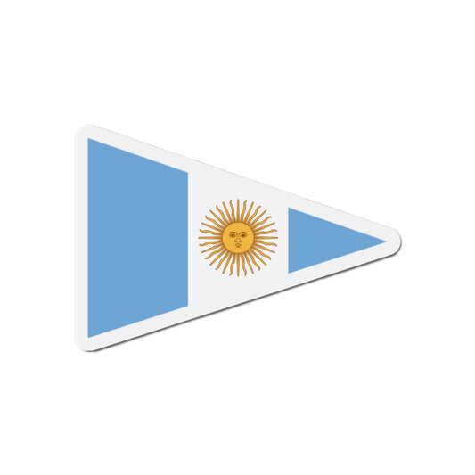 Flag of Argentine Commandante Superior 1894 to 1904 - Die-Cut Magnet-6 × 6"-The Sticker Space