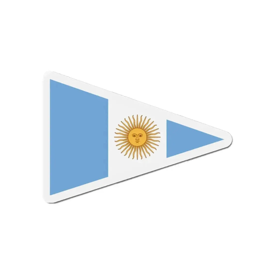 Flag of Argentine Commandante Superior 1894 to 1904 - Refrigerator Magnet - The Sticker Space