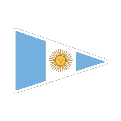 Flag of Argentine Commandante Superior 1894 to 1904 STICKER Vinyl Die-Cut Decal - The Sticker Space