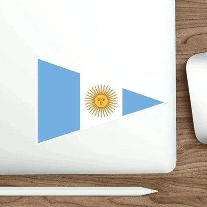 Flag of Argentine Commandante Superior 1894 to 1904 STICKER Vinyl Die-Cut Decal - The Sticker Space