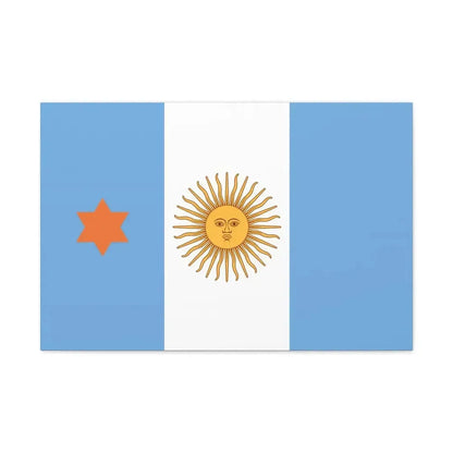 Flag of Argentine General de Brigada 1894 to 1904 - Canvas Wall Art 30" x 20" 1.25" - The Sticker Space