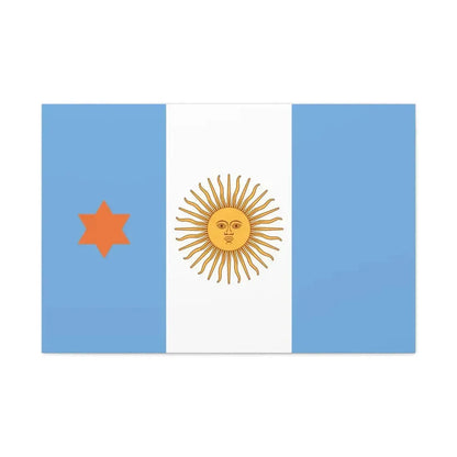 Flag of Argentine General de Brigada 1894 to 1904 - Canvas Wall Art 36" x 24" 1.25" - The Sticker Space