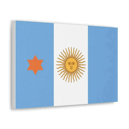 Flag of Argentine General de Brigada 1894 to 1904 - Canvas Wall Art - The Sticker Space