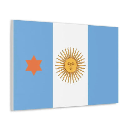 Flag of Argentine General de Brigada 1894 to 1904 - Canvas Wall Art - The Sticker Space