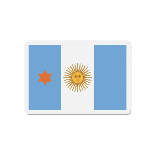 Flag of Argentine General de Brigada 1894 to 1904 - Refrigerator Magnet 6 Inch - The Sticker Space