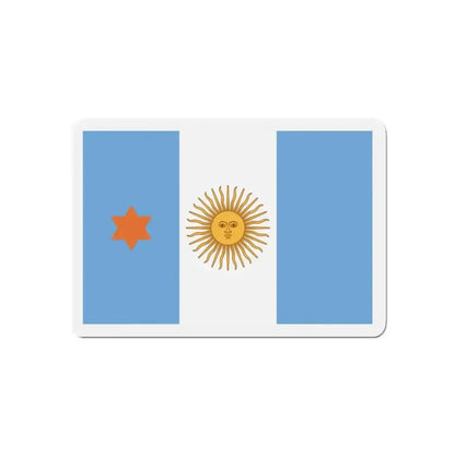 Flag of Argentine General de Brigada 1894 to 1904 - Refrigerator Magnet - The Sticker Space