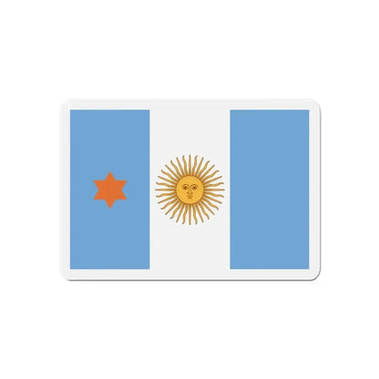 Flag of Argentine General de Brigada 1894 to 1904 - Refrigerator Magnet - The Sticker Space