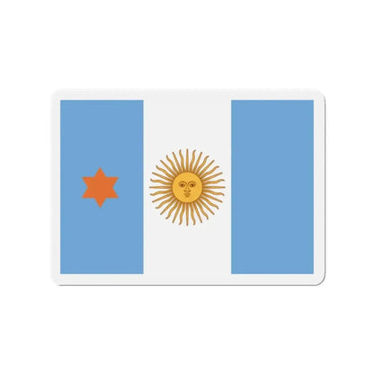 Flag of Argentine General de Brigada 1894 to 1904 - Refrigerator Magnet - The Sticker Space