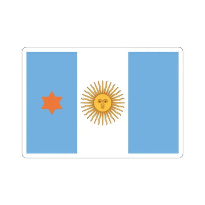 Flag of Argentine General de Brigada 1894 to 1904 STICKER Vinyl Die-Cut Decal 2 Inch - The Sticker Space
