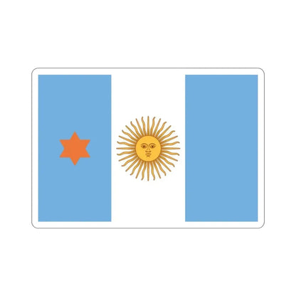Flag of Argentine General de Brigada 1894 to 1904 STICKER Vinyl Die-Cut Decal 2 Inch - The Sticker Space
