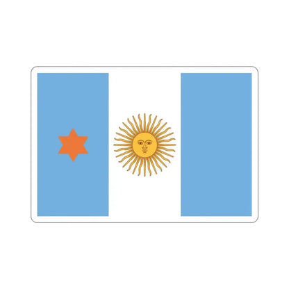 Flag of Argentine General de Brigada 1894 to 1904 STICKER Vinyl Die-Cut Decal 3 Inch - The Sticker Space