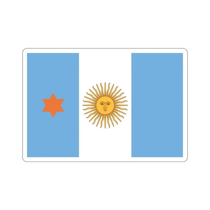 Flag of Argentine General de Brigada 1894 to 1904 STICKER Vinyl Die-Cut Decal 3 Inch - The Sticker Space