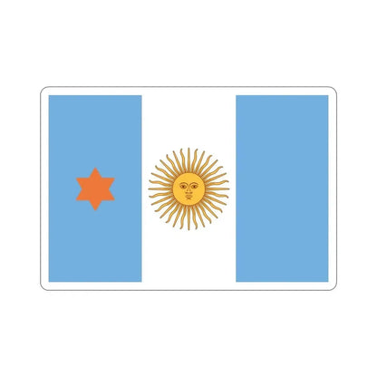 Flag of Argentine General de Brigada 1894 to 1904 STICKER Vinyl Die-Cut Decal 4 Inch - The Sticker Space