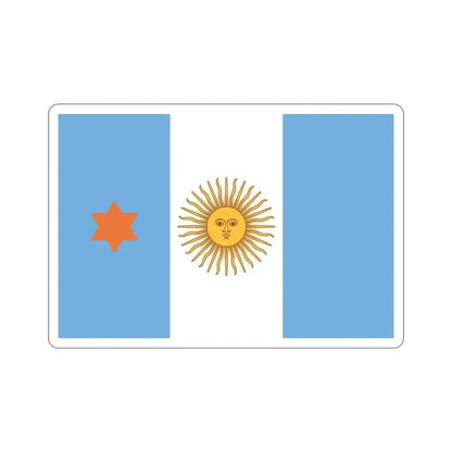 Flag of Argentine General de Brigada 1894 to 1904 STICKER Vinyl Die-Cut Decal 5 Inch - The Sticker Space