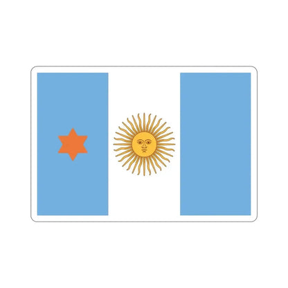 Flag of Argentine General de Brigada 1894 to 1904 STICKER Vinyl Die-Cut Decal 5 Inch - The Sticker Space