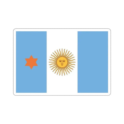 Flag of Argentine General de Brigada 1894 to 1904 STICKER Vinyl Die-Cut Decal 6 Inch - The Sticker Space
