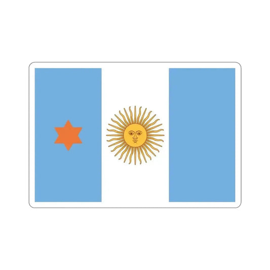 Flag of Argentine General de Brigada 1894 to 1904 STICKER Vinyl Die-Cut Decal 6 Inch - The Sticker Space