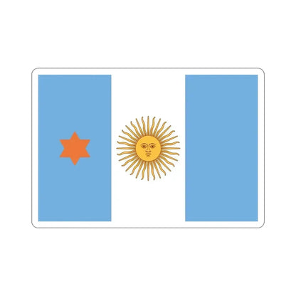 Flag of Argentine General de Brigada 1894 to 1904 STICKER Vinyl Die-Cut Decal 6 Inch - The Sticker Space