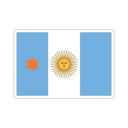 Flag of Argentine General de Brigada 1894 to 1904 STICKER Vinyl Die-Cut Decal - The Sticker Space