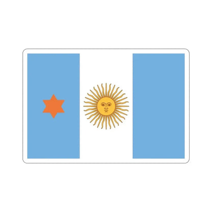Flag of Argentine General de Brigada 1894 to 1904 STICKER Vinyl Die-Cut Decal - The Sticker Space