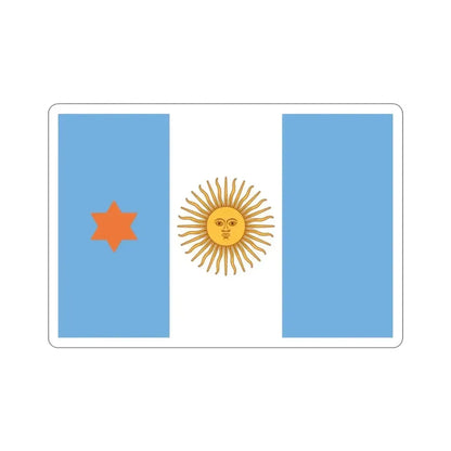 Flag of Argentine General de Brigada 1894 to 1904 STICKER Vinyl Die-Cut Decal - The Sticker Space