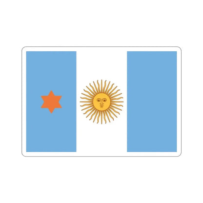 Flag of Argentine General de Brigada 1894 to 1904 STICKER Vinyl Die-Cut Decal - The Sticker Space