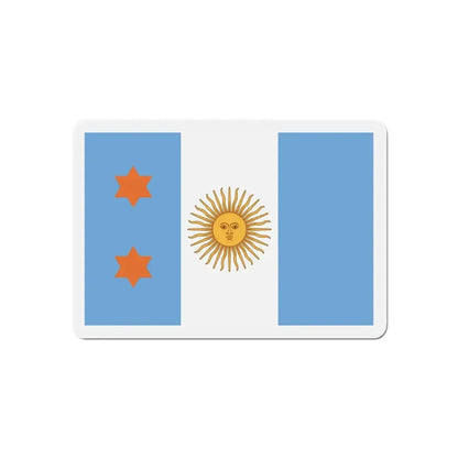 Flag of Argentine General de División 1894 to 1904 - Refrigerator Magnet 3 Inch - The Sticker Space