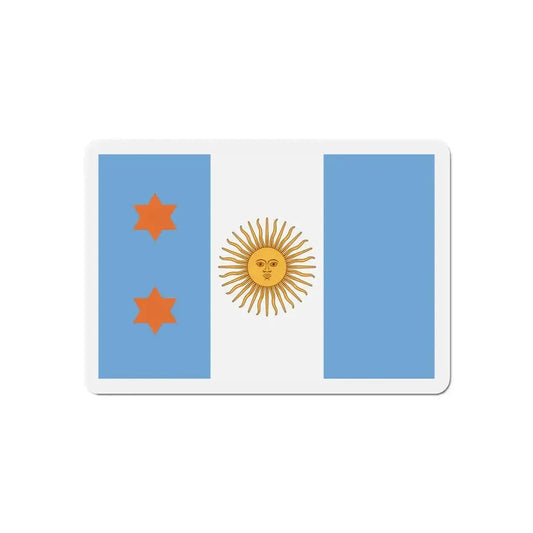 Flag of Argentine General de División 1894 to 1904 - Refrigerator Magnet 3 Inch - The Sticker Space