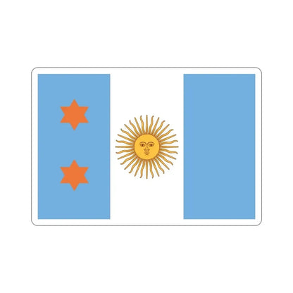 Flag of Argentine General de División 1894 to 1904 STICKER Vinyl Die-Cut Decal 4 Inch - The Sticker Space