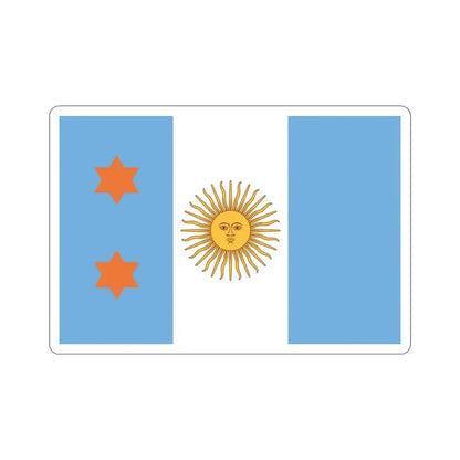 Flag of Argentine General de División 1894 to 1904 STICKER Vinyl Die-Cut Decal 6 Inch - The Sticker Space