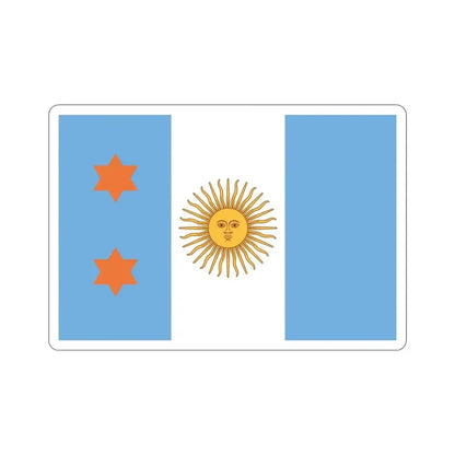 Flag of Argentine General de División 1894 to 1904 STICKER Vinyl Die-Cut Decal - The Sticker Space