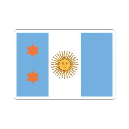 Flag of Argentine General de División 1894 to 1904 STICKER Vinyl Die-Cut Decal - The Sticker Space