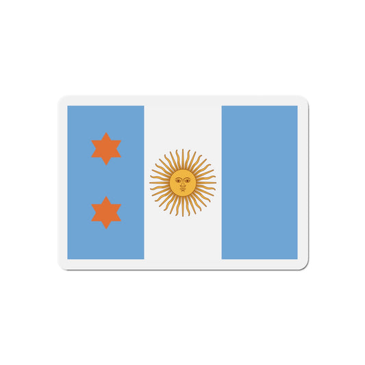 Flag of Argentine General de División 1894 to 1904 - Die-Cut Magnet-6 × 6"-The Sticker Space