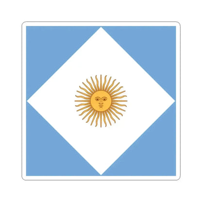 Flag of Argentine Ministers of State 1894-1904 (Argentina) STICKER Vinyl Kiss-Cut Decal 2 Inch White - The Sticker Space
